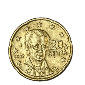 2002 AENTA Greek €20 cent Euro