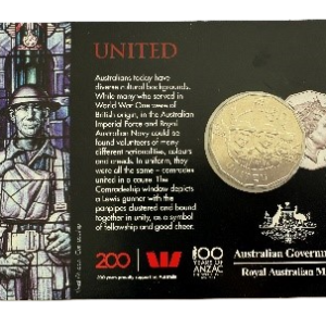 United 100 years of ANZAC Australian