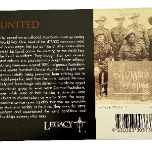 United 100 years of ANZAC Australian