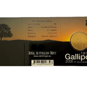  2005 $1 uncirculated coin