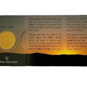  2005 $1 uncirculated coin