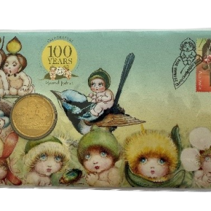 100 years anniversary May Gibbs Gumnut Babies with stamp