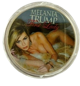 Melania Trump USA First Lady half dollar silver coin
