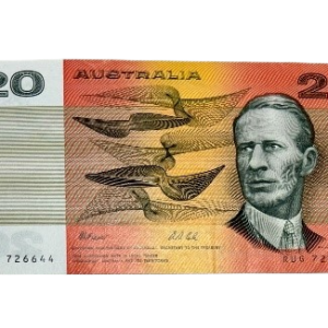 Australian Old $20 bank notes