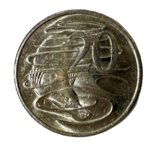 2001 – 50th Anniversary Elizabeth II Australia- 20 Cents Special Coins