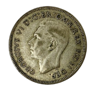 1951 – Georgivs VI Fiftieth Anniversary of Federation –  Australia Silver Florin
