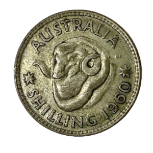 1960 – Elizabeth II Australia – Silver Florin & Silver Shilling