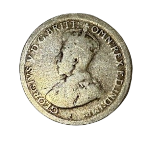 1919 – Georgivs V Australia – Silver Six Pence