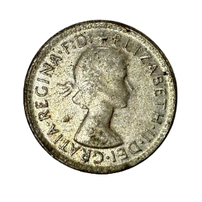 1963 – Elizabeth II Australia – Silver Three Pence