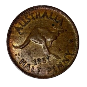 1961 Half Penny