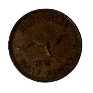 1951 Half Penny