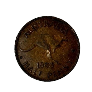 1953 Half Penny