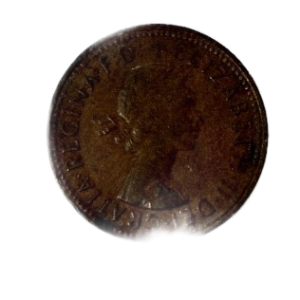 1953 Half Penny