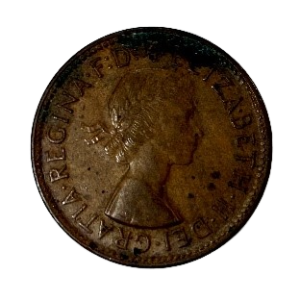 1959 Half Penny