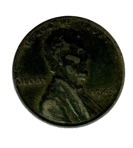 1943 USA Liberty one cent