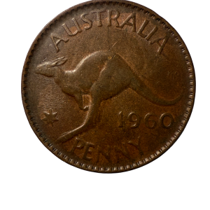 1960 – Elizabeth II For Australia – One Penny