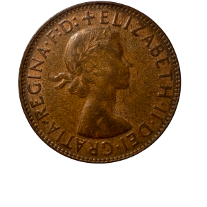 1960 – Elizabeth II For Australia – One Penny