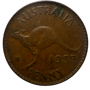 1953 – Elizabeth II Australia – One Penny