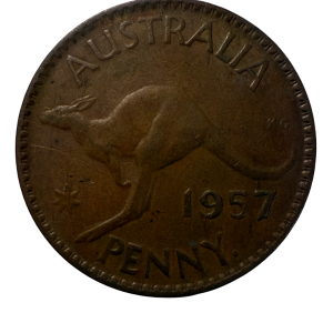 1957 – Elizabeth II Australia – One Penny