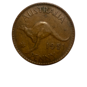 1951 – King George Australia – One Penny