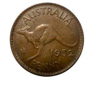 1952 – King George Australia – One Penny