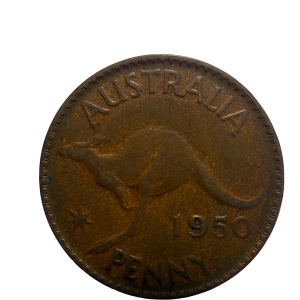 1950 – King George Australia – One Penny
