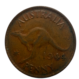 1944 – King Geroge Australia – One Penny