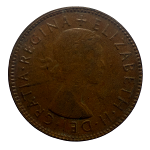 1954 – Elizabeth II Australia – Half penny