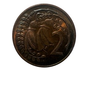 1973 Elizabeth II for New Zealand – 2cents Coin