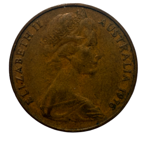 1976 Elizabeth II for Australia – 2cents Coin