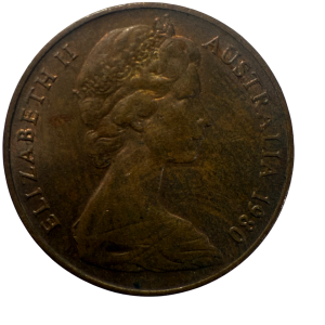 1980 Elizabeth II for Australia – 2cents Coin