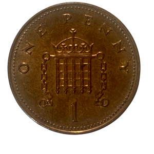 2004 Elizabeth II – One Penny Euro.