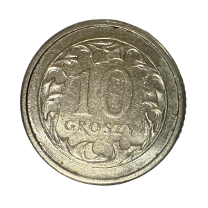 2008 Polish 10 Groszy coin