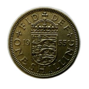 1955 Elizabeth II – UK One Shilling