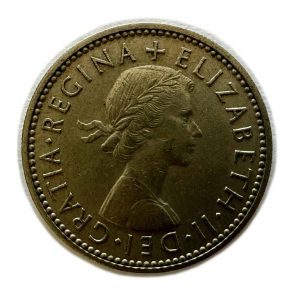 1955 Elizabeth II – UK One Shilling