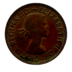 1964 Elizabeth II For UK – Half Penny