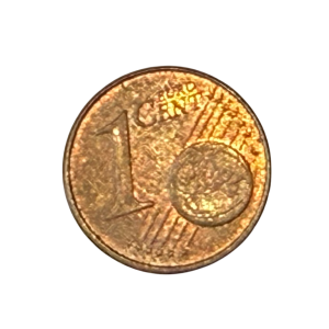 2019 French €1 cent Euro