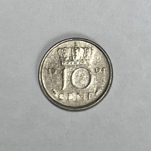 1961 Netherlands 10 cent