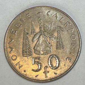 1967 New Caledonia 50 Francs