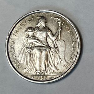 1952*  New Caledonia 5 Francs