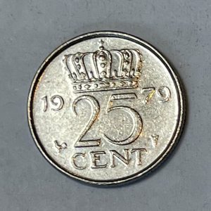 1979 Netherlands 25 cent