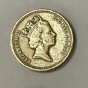 1991 British 1 Dollar Pound
