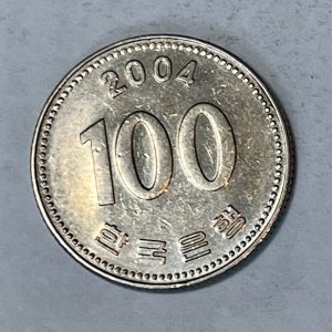 2004 Korea 100 Won