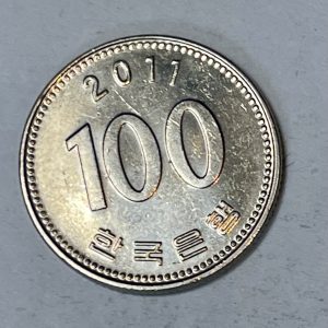 2011 Korea 100 Won