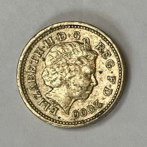 2000 British 1 Dollar Pound