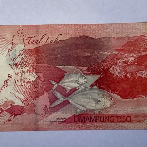 2017 Republika NG Pilipinas 50 Limampung Piso. Serial Number: BA865099