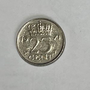 1971 Netherlands 25 cent