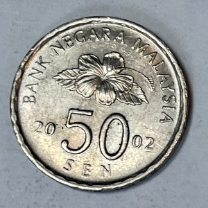 2002 Malaysia 50 Sen