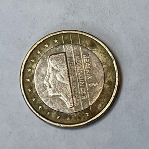 1999 Netherlands 1 Dollar Euro Featuring Queen Beatrix *