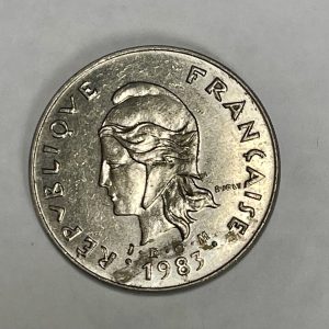 1983 French Polynesia 50 Francs